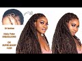 I Tried TWISTED FAUX LOCS ON MY SUPER SHORT HAIR 34 Inches Twisted LOCS Natural Hair Update