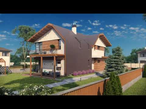 X13 - Projekt domu piętrowego do 200 m2 na wąską działkę z 4 sypialniami i gabinetem