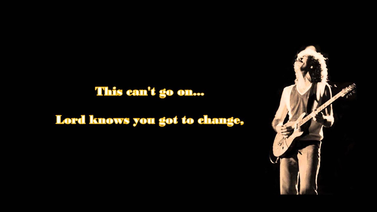 Carlos Santana - Evil Ways Guitar pro tab