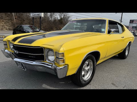 Test Drive 1971 Chevrolet Chevelle 454 V8 4 Speed $34,900 Maple Motors #3404