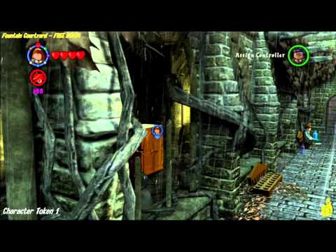 Lego Harry Potter Years 1-4: Fountain Courtyard FREE ROAM (All collectibles) - HTG