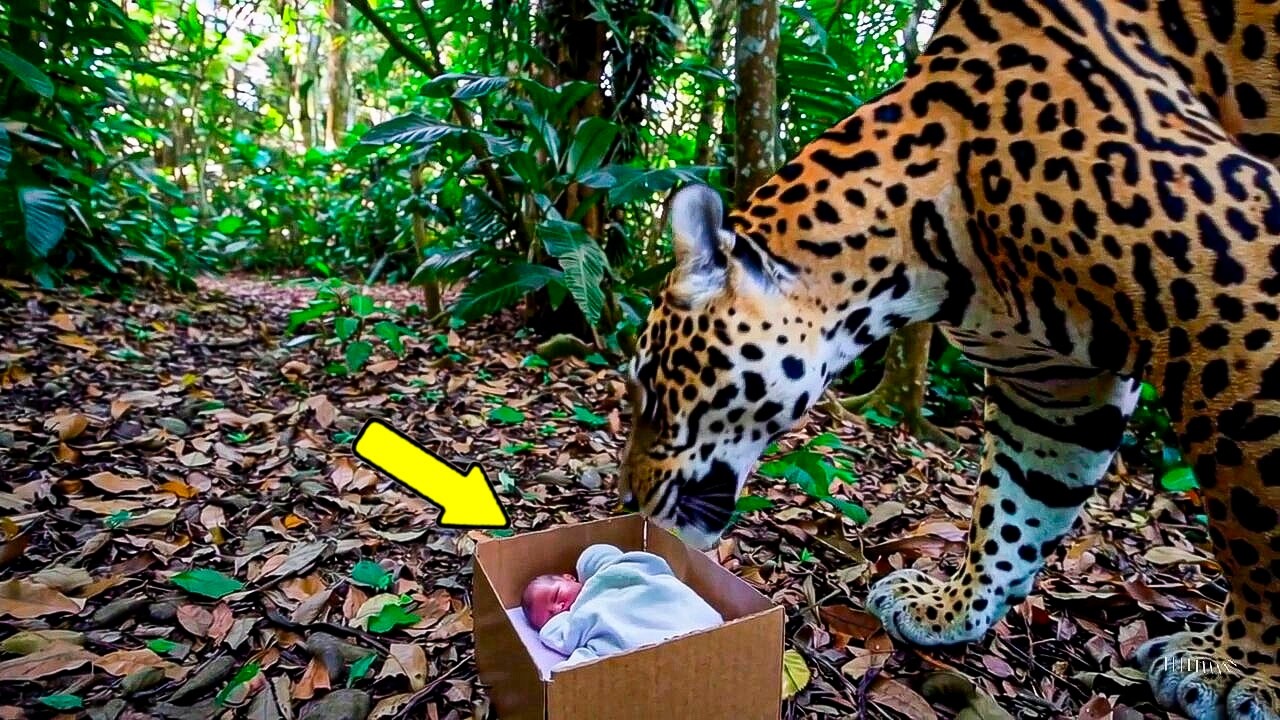 Onça Acha Bebê Abandonado na Caixa, o Que Ela Fez Chocou a Todos