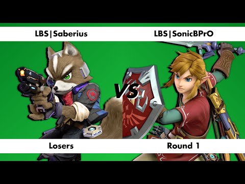 Saberius (Fox) vs SonicBPrO (Link) - Loser's Round 1 - Split Neutral #35