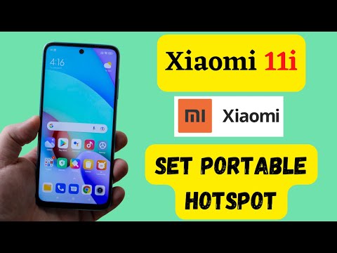 How to Set Portable Hotspot in XIAOMI 11i || Use hotspot