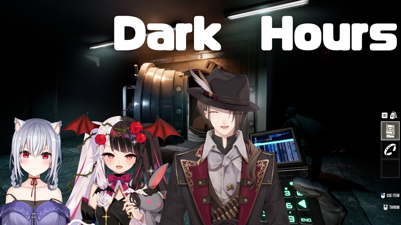 【Dark Hours】強盗しようとしてめちゃくちゃ幽霊に襲われるゲーム【加賀美ハヤト視点/夜見れな/葉加瀬冬雪】