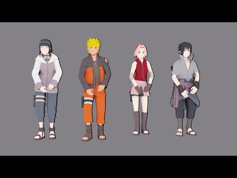 【Naruto MMD/2K/60FPS】MKTO - Classic - Hinata*Naruto*Sakura*Sasuke