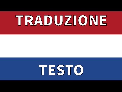 Inno OLANDA TRADUZIONE + TESTO Italiano - Het Wilhelmus