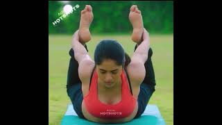 Sunaina hot yoga 😍 actor yoga video