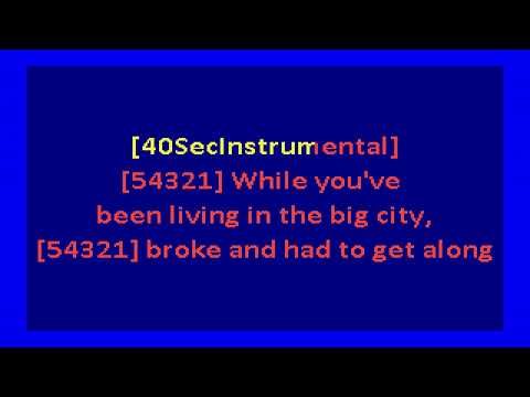 Andrew Tibbs -  Bilbo Is Dead (karaoke)