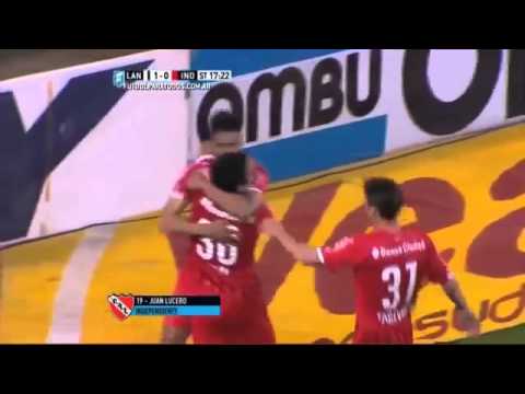 Gol de Lucero - Lanus 1 - 1 Independiente - Fecha 26 Primera Division