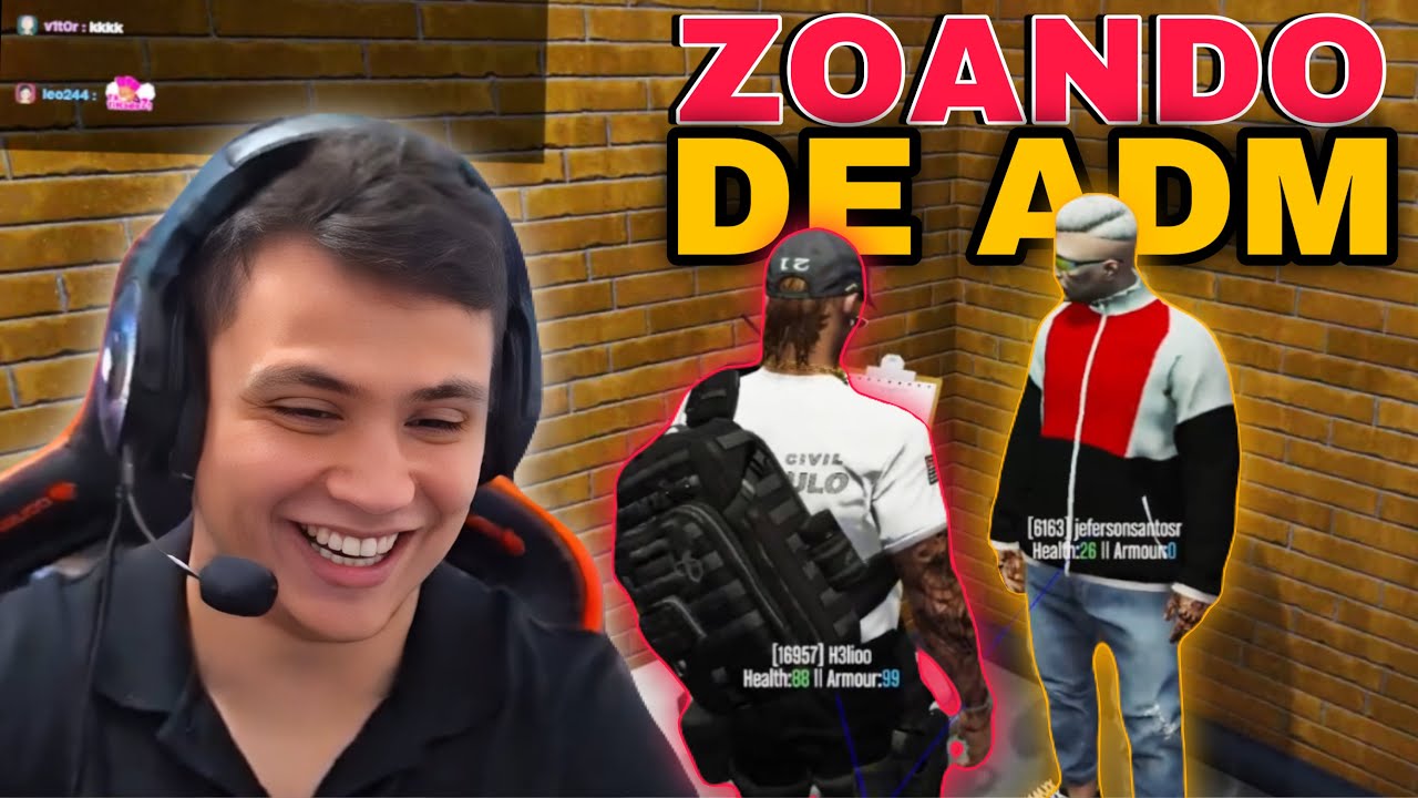 PAULINHO O LOKO DE ADM ZOANDO no GTA RP