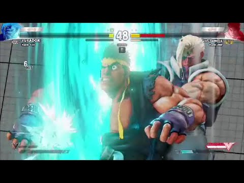 STREET FIGHTER V : MCZ Tokido ( Ryu ) VS YUKADON ( Nash ) Battle Lounge FT20 Set