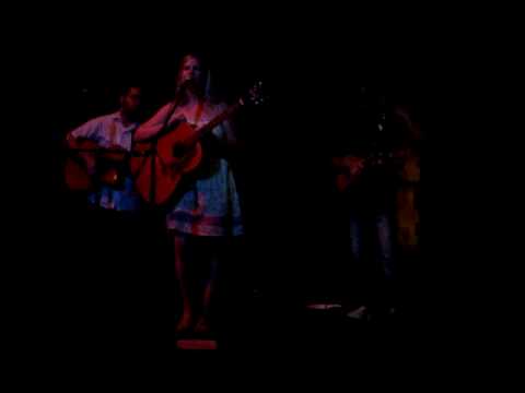 Katey Bellville singing 'Ripped Blue Jeans' her original song live @501 club