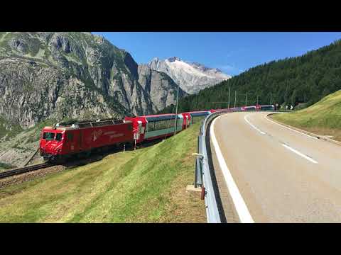 Oberalp Pass and the Glacier Express