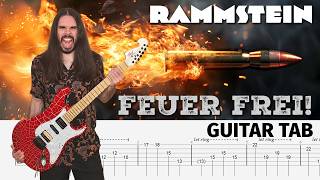 Rammstein - Feuer frei! | Guitar TAB | Guitar Cover | Guitar Lesson