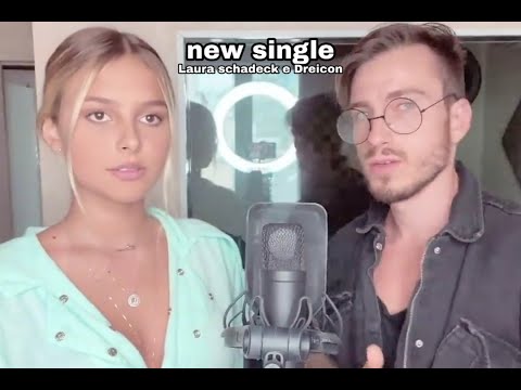 Dreicon e Laura schadeck gravação da musica nova " AQUI  "