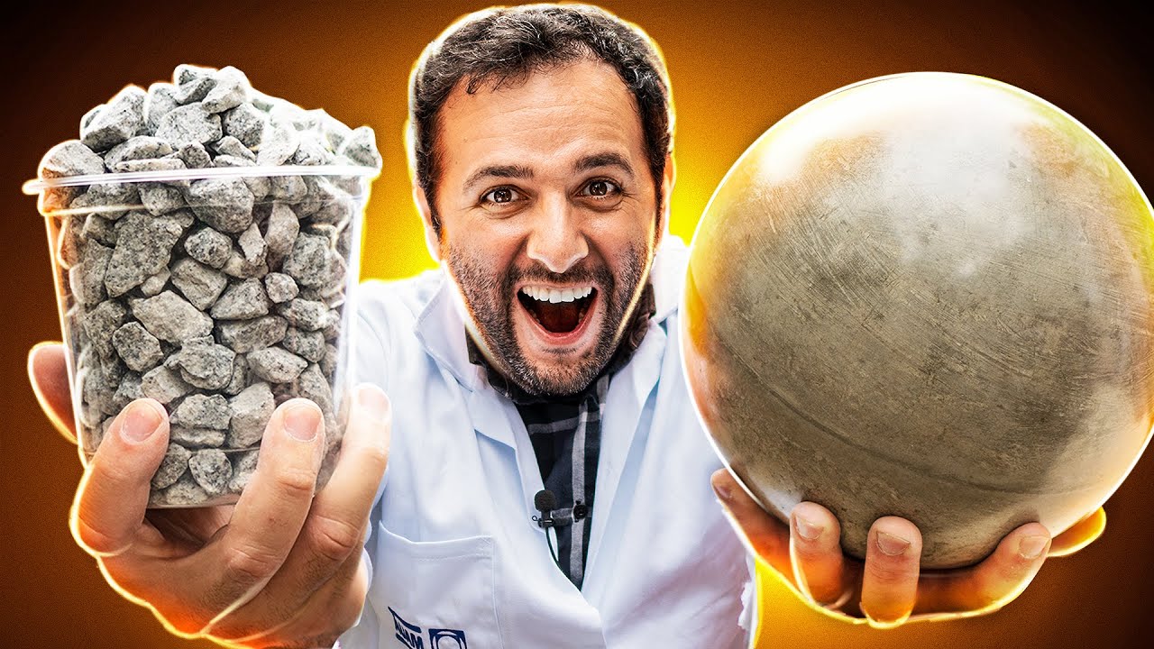 Fizemos a BOLA PERFEITA DE CONCRETO!