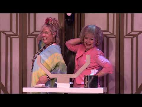 Finale moment of Menopause The Musical with audience clapping along