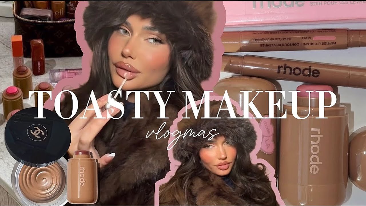 toasty cozy girl winter makeup | my 2025 makeup favorites | VLOGMAS countdown 