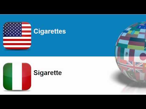 Imparare l'inglese #Tema = Tabacchi lavorati