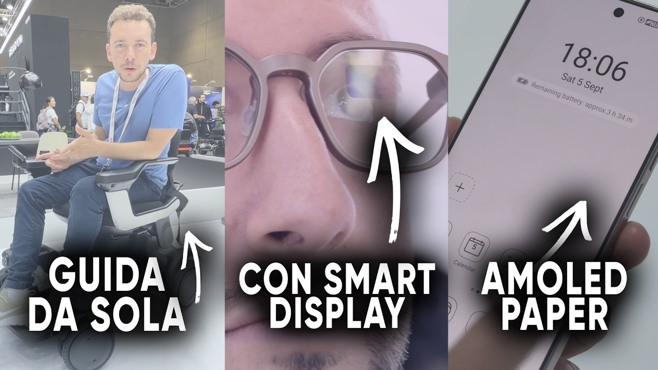 SMARTPHONE, NOTEBOOK, SEDIE, OCCHIALI, tutto alimentato da AI. Best of IFA 2026