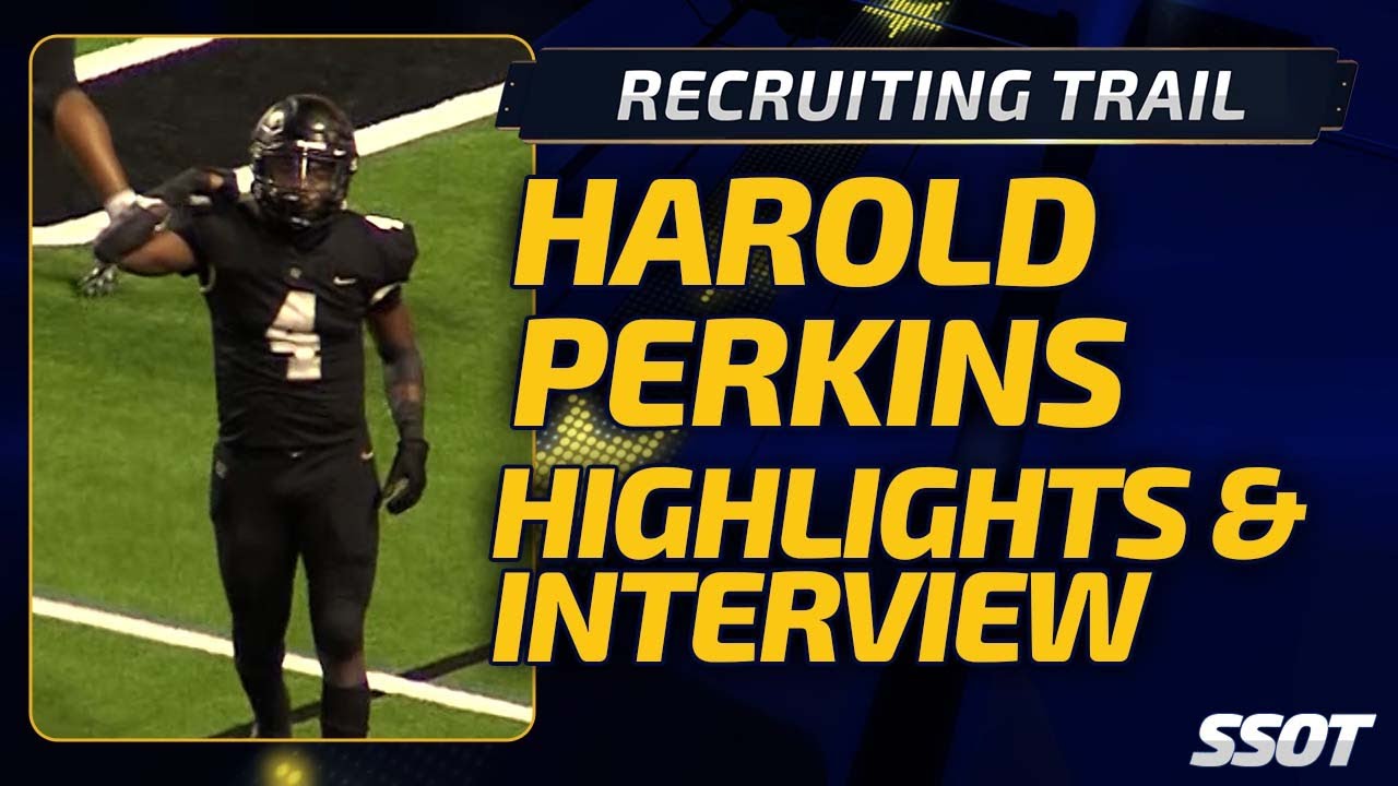 5 Star Linebacker Harold Perkins is also a Huge Part of the Cy Park Offense