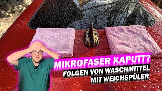 Mikrofasertücher KAPUTT? Darum solltest du Mikrofaser niemals mit Weichspüler waschen...