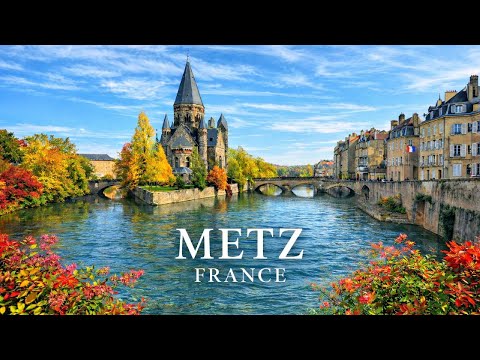 Metz, France 🇫🇷 | 4K Walking Tour of the Historic City (2025)