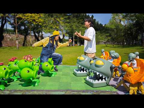 PLANTS VS ZOMBIES:Big, Medium And Small Super Zombies Fighting (Zombie King Trio).
