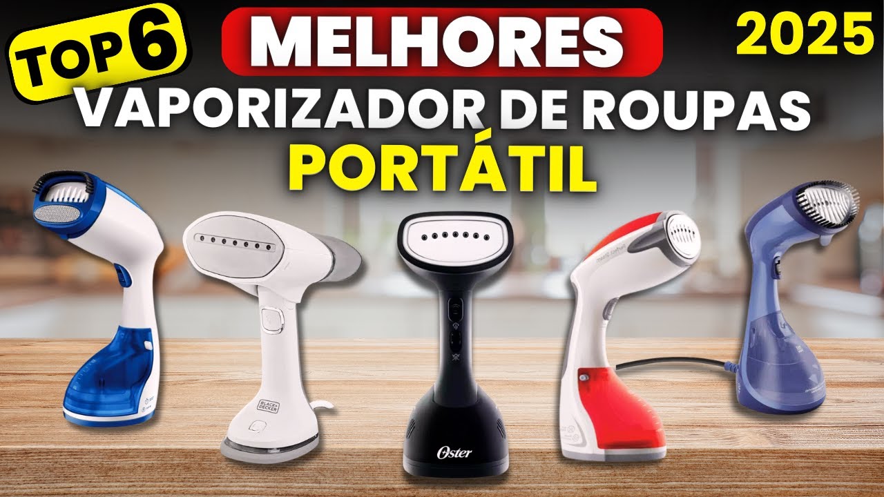 QUAL O MELHOR VAPORIZADOR DE ROUPAS PORTÁTIL 2024? TOP 6 Melhores Vaporizadores de Roupas p/ Comprar
