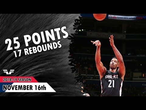 Dwight Howard - 2018.11.16 - Wizards vs Nets - 25 Pts, 17 Rebs