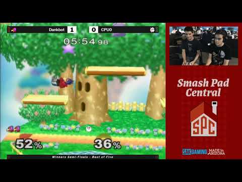 SPC 166 Melee Winners Semis - Dankbot (Falco) vs CPU0 (Jigglypuff)