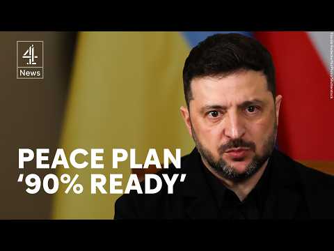Ukraine Russia war: Zelenskyy claims peace plan progress