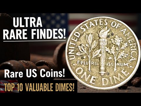 Top 10 most valuable coins in circulation!You Won’t Believe These Dimes Are Worth Over $100,000!