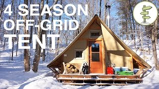 Off-Grid Prospector-Style Tent: A Tiny House Alternative