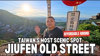 EXPLORING JIUFEN OLD STREET | HOW TO GO TO JIUFEN | AFFORDABLE AIRBNB + TAIWANESE STREET FOOD TOUR