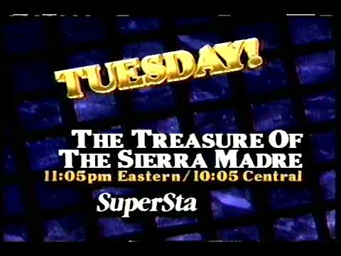 The Treasure of the Sierra Madre on SuperStation WTBS commercial 1985
