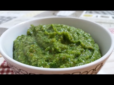 PESTO di BASILICO e MANDORLE fatto in casa 🌱 Ricetta FACILE di A modo MIO