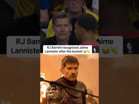 RJ Barrett recognized Jaime Lannister from Game of Thrones 😂