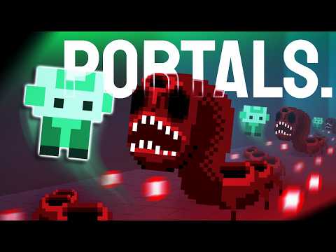 I added a Portal Boss Fight to my Bullet Hell game