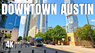 Downtown Austin Walking Tour | Austin, Texas 4K No Narration