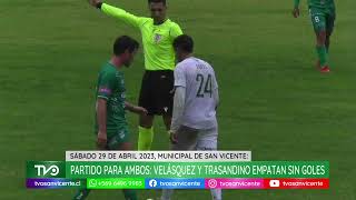 Partido para ambos: General Velasquez y Trasandino empataron sin goles