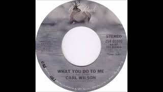 Carl Wilson  - "What You Do To Me" (1983)