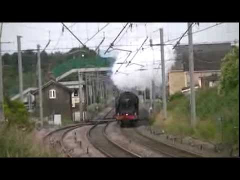 LMS 46233. Cumbrian Mountain Express. 1Z22. Hest Bank. 21/07/12