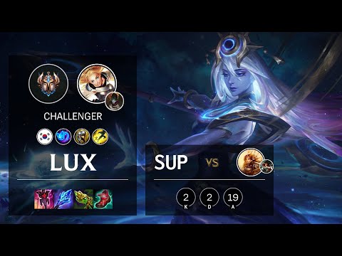 Lux Support vs Leona - KR Challenger Patch 11.21