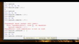 Download the video "Python Tutorial #13 - List Methods #2 - Part 1"