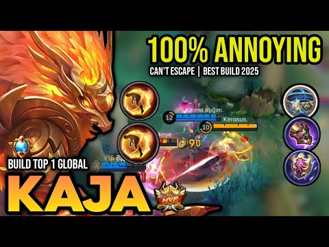 KAJA BEST BUILD 2025 | BUILD TOP 1 GLOBAL KAJA GAMEPLAY | MOBILE LEGENDS✓