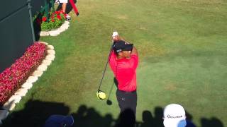 Tiger Woods TPC 2015 at the first tee