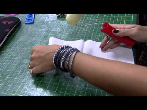 Mulher.com 04/05/2015 Viviane Carvalho - Bolsa cartonagem caixa de leite Parte 1/2