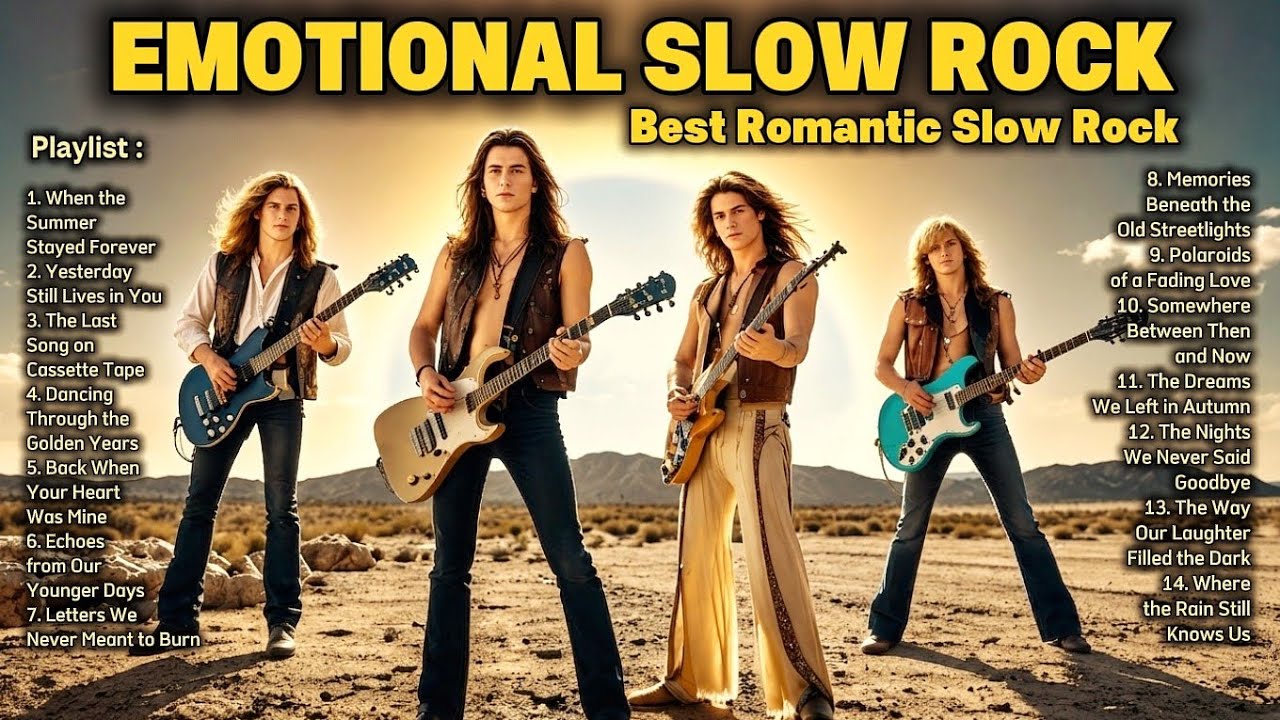 Romantic Slow Rock Collection | Memories Beneath the Old Streetlights